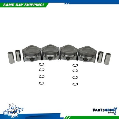 DNJ P4314 Standard size Complete Piston Set For 13-19 Ford 1.6L DOHC