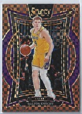 2024-25 Select Concourse Copper /49 Prizm Checkerboard #91 Dalton Knecht