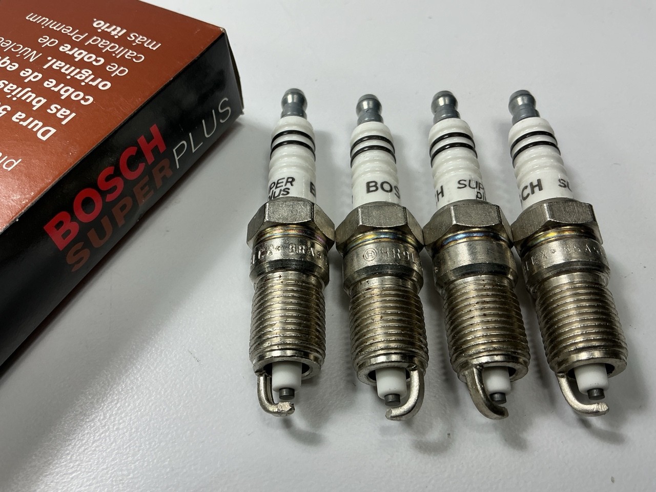 4 Bosch 7982 Copper Super Plus Ignition Spark Plugs