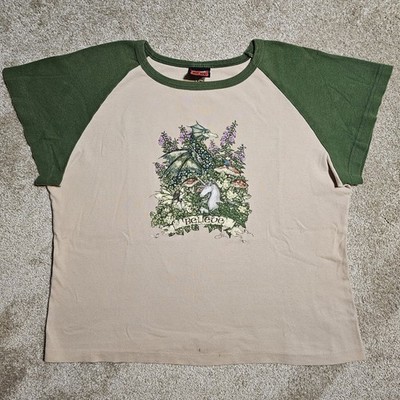 Vintage Y2k Fairy Core Believe Hot Topic T-shirt Mens M Amy Brown