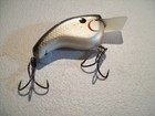 HANDMADE UNKNOWN INITIALED BALSA WOOD BAIT FISHING LURE — photo 3