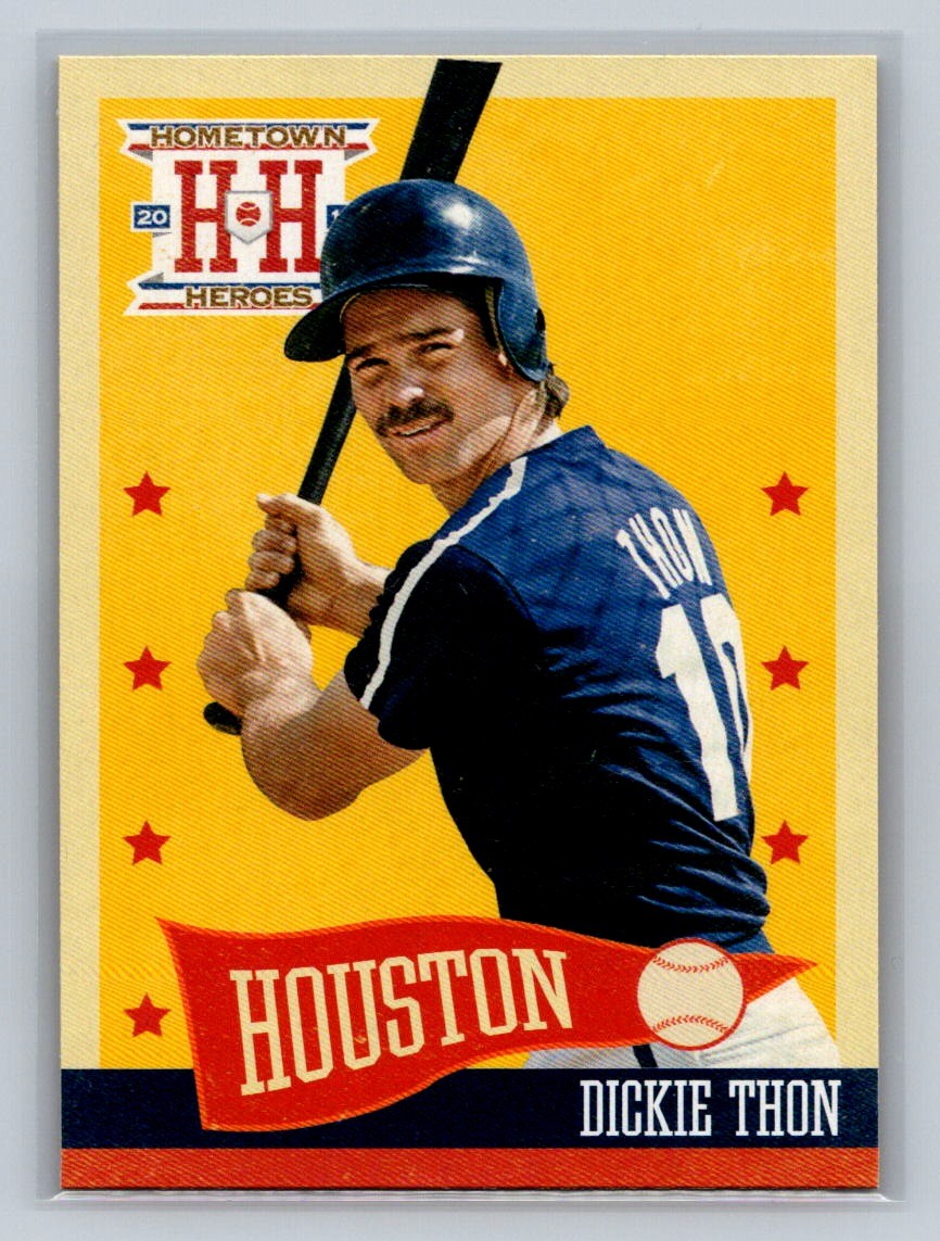 2013 Panini Hometown Heroes #256 Dickie Thon   Houston Astros