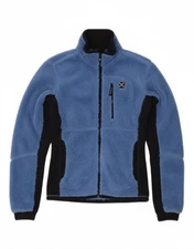 MONTURA Womens Fleece Jacket UK 6 XS Blue Colourblock Polyester DR09