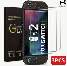  3 Pack Tempered Glass Screen Protector for Nintendo Switch 2
