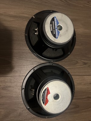 Quake 40hm Impedance Seismic Audio Speakers