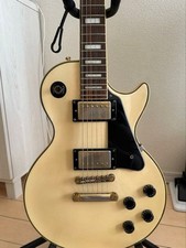 Epiphone Les Paul Custom White Electric Guitar with Soft Case