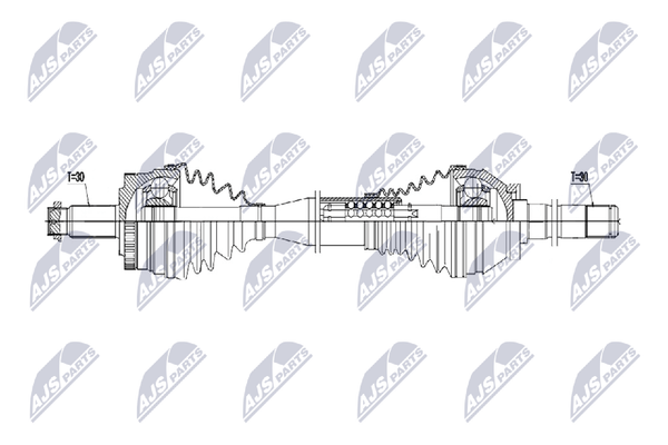 Antriebswelle NTY NPW-LR-045 FüR Landrover Range Rover 3 L322 Sport 1 L320 4X4-image