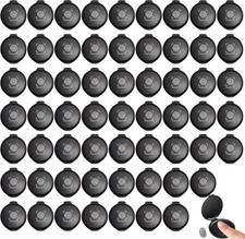 60 Pcs Fingerprint Ink Pad Black Finger Print Stamp Pad Mini Inkless Thumbprint