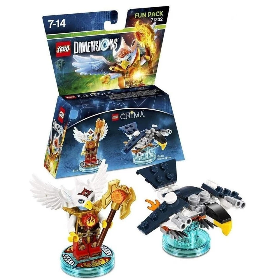Lego Dimensions 71232 Legends of Chima Eris Eagle Interceptor Fun Pack sellado Foto 3 de 4