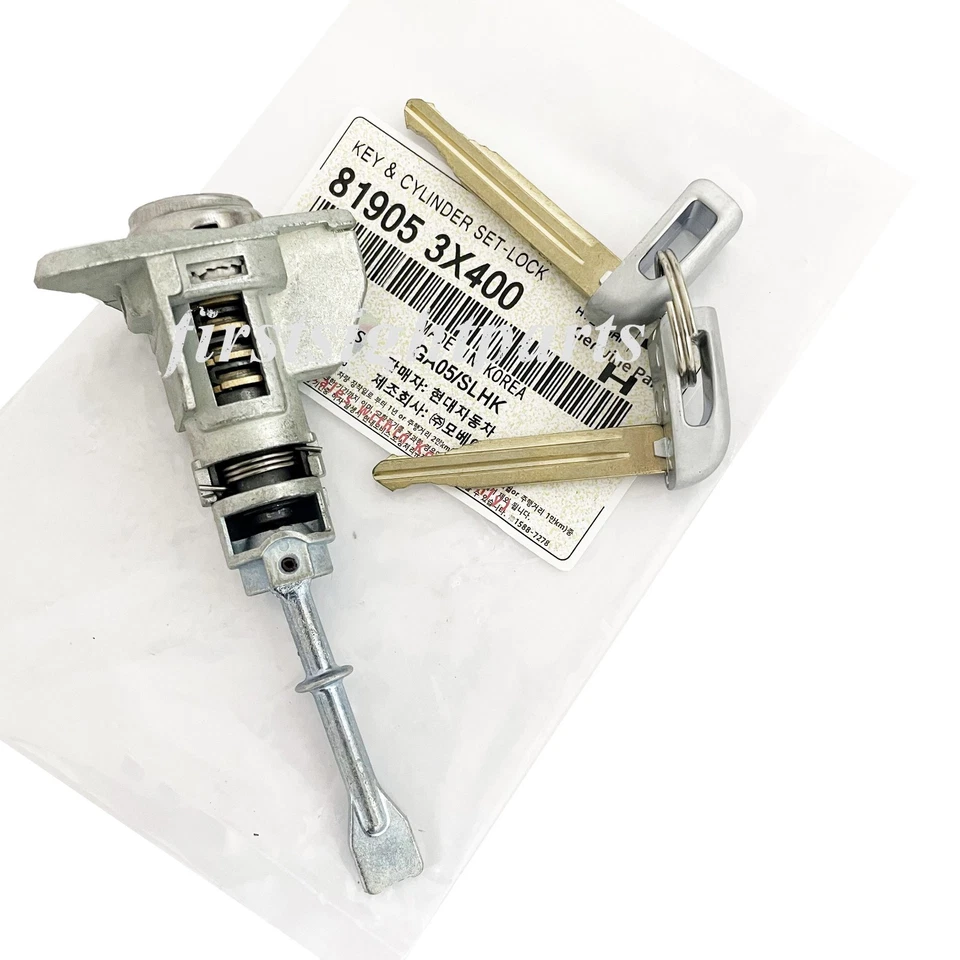 Front Left Ignition Lock Cylinder & 2Keys for Hyundai Elantra 2011-2017 Foto 2 de 4