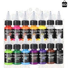 Professional Tattoo Ink Set 14 Colors 1OZ 30Ml -Friendly Pigment Tattoo I