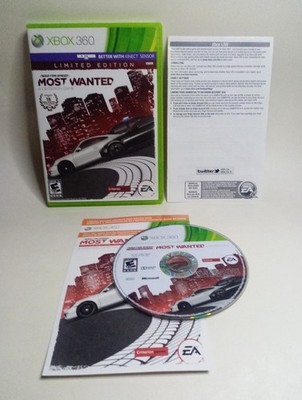 Need for Speed: Most Wanted Limited Edition (Microsoft Xbox 360, 2012)