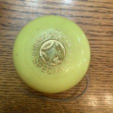Vintage Genuine Duncan yo-yo, Special, yellow