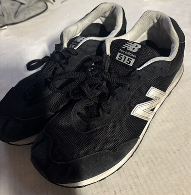 NEW BALANCE 515 V3 Sneakers Mens Black With White Logo Retro Classic Size 11.5