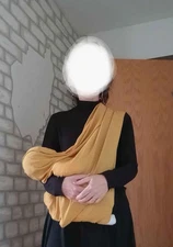 Breastfeeding Nursing Modesty Cover/Infinity Scarf Feeding Baby Gold Color 