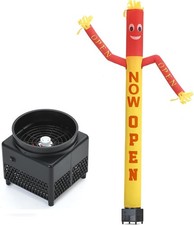 QIZRON 6ft Now Open Inflatable NOW OPEN Air Tube Dancer with Blower