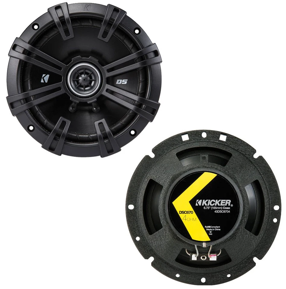 Fits Buick Lucerne 2006-2011 Factory Speaker Upgrade Kicker DSC67 DSC693 Package - Image 3 of 4