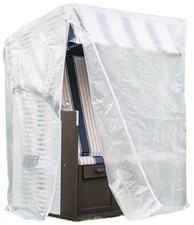 Strandkorbhülle Abdeckhaube Abdeckung Schutzhaube Reißverschluss Plane transp.