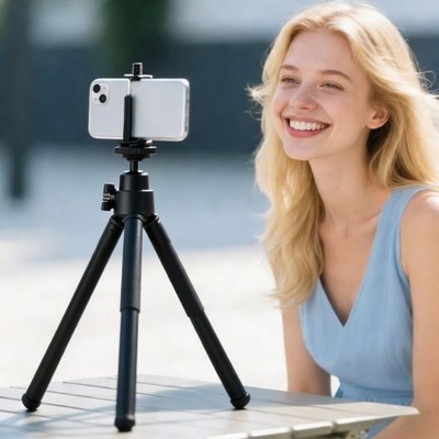 Multifunction Mini Tripod Stand 142mm for Smartphone Applications Daily Activity
