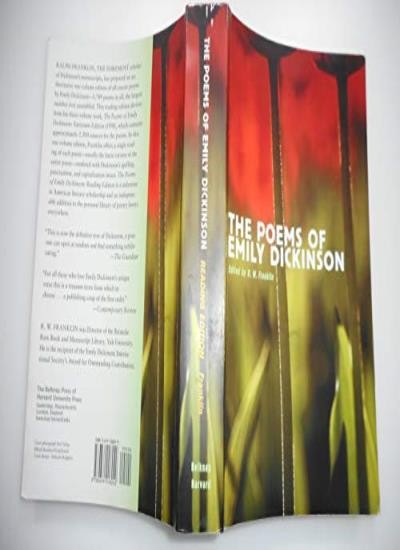 The Poems of Emily Dickinson,Emily Dickinson, R W Franklin