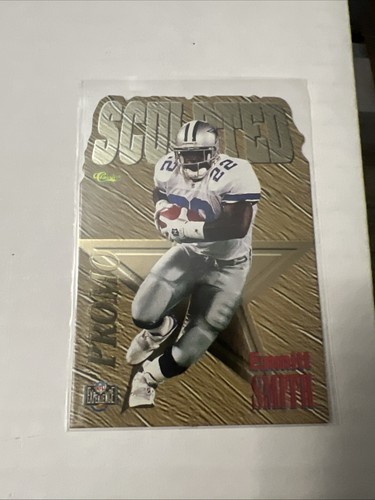 Carta promozionale classica 1996 Emmit Smith "Scolpita". Nuovo con scatola - Foto 1 di 7