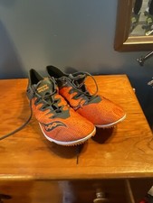 NEW Men  s Saucony Endorphin Racing Spikes Flexfilm Track Shoes S29046-2 Sz 12