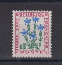 France année 1964-71 Fleurs des champs timbre taxe N° 96** réf 5848