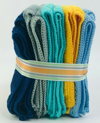 Paño de limpieza multiusos absorbente suave de microfibra 10 piezas o toalla de cocina 6 piezas - Imagen 10 de 25