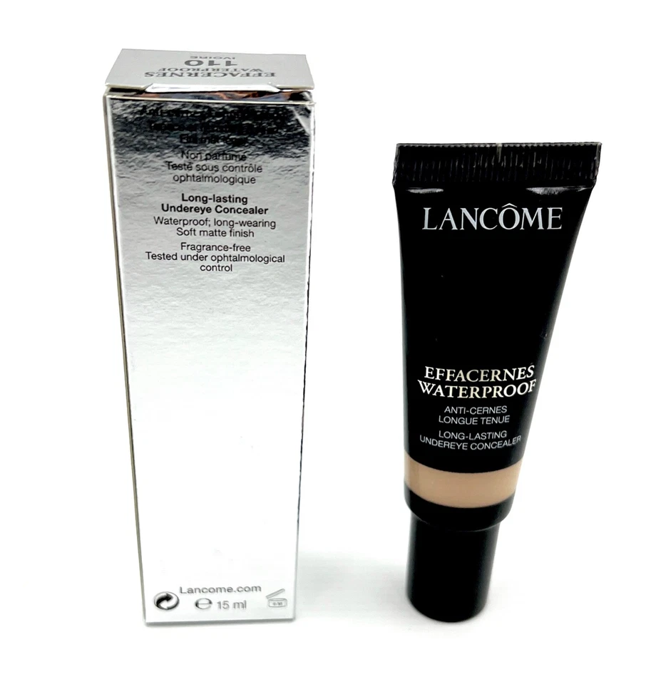 New! Lancome Effacernes Waterproof Under eye Concealer ~ 0.5oz ~ 110 Ivoire - Image 3 of 3