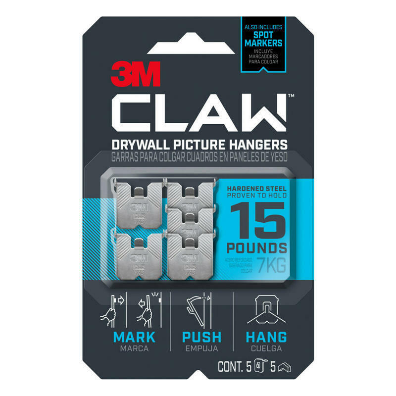 3M Claw Silver Drywall Picture Hanger