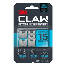3M Claw Silver Drywall Picture Hanger