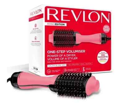 Revlon Salon One-Step Hair Dryer Volumiser Pink Air Brush