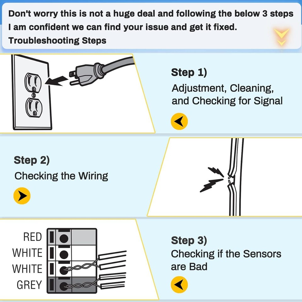 free ship 41A5034 Sensor Kit for Craftsman Chamberlain Liftmaster