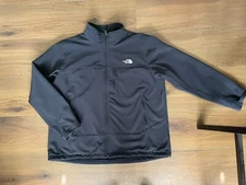 The North Face Soft Shell Apex Jacket sz. XXL Black Fleece Lined Zip Windbreaker
