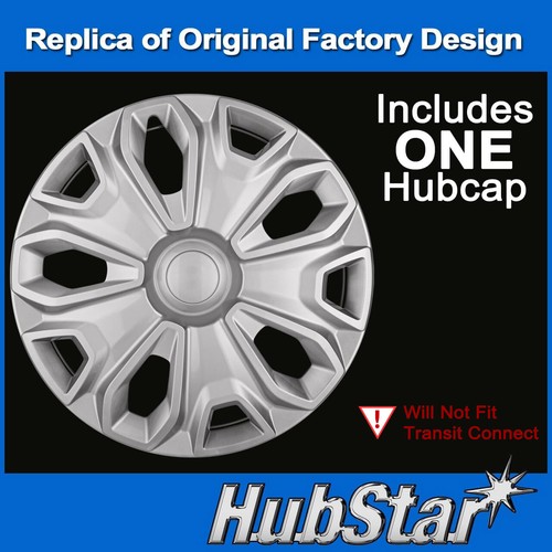 NEW Hubcap for Ford Transit 150, 250, 350 - 2015-2024 Premium Replica 16" Silver - Picture 2 of 7