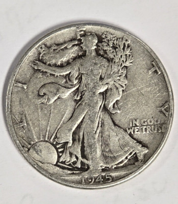142SG WALKING LIBERTY HALF DOLLAR 1917-1947 SILVER 50c COIN G 79+ YO SAN FRAN!!!