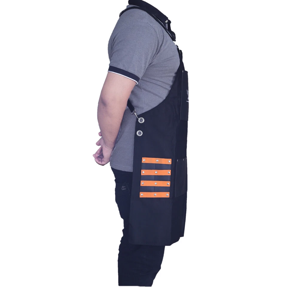 Hair Stylist Apron For Salon Hairdresser, Barber Haircut Styling Apron With Pock - Image 3 of 4