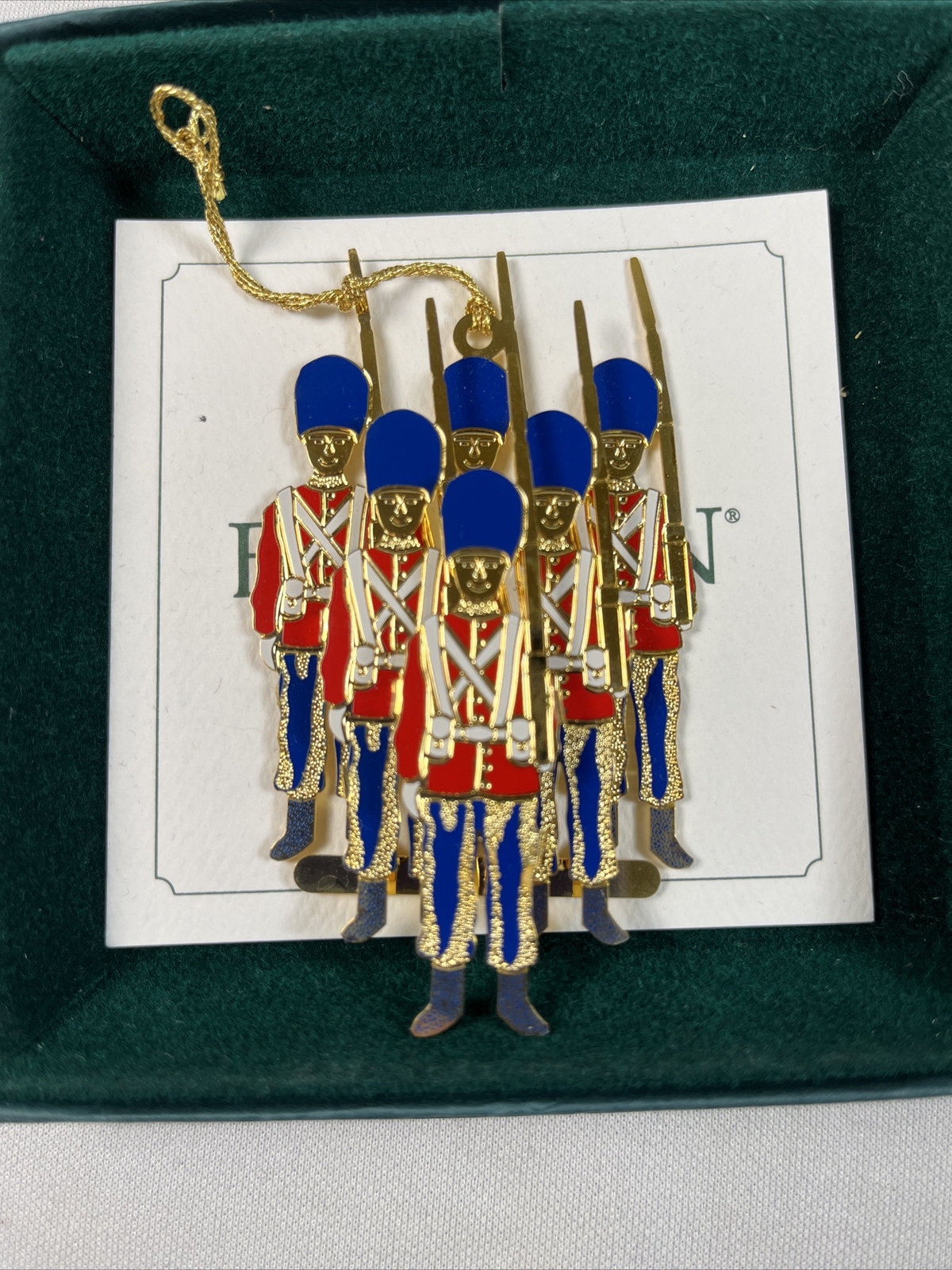 Lot Of 8 Baldwin Brass Christmas Ornaments 24KT Gold Finish w/Box 6 eBay