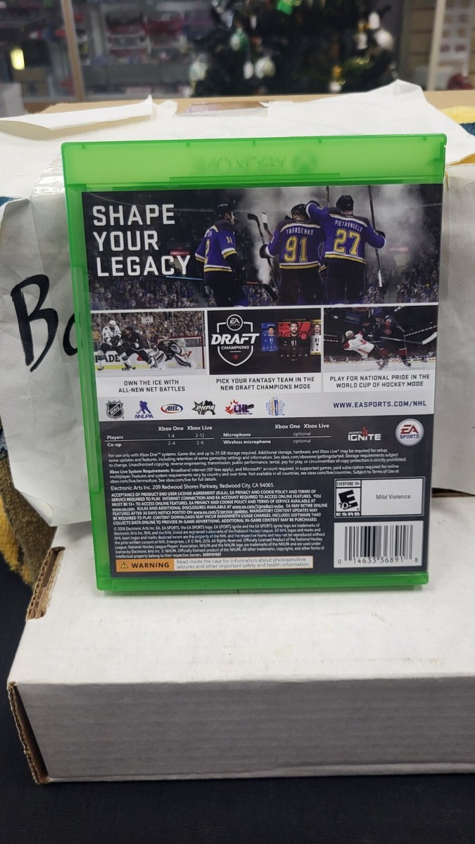 CIB NHL 17 HOCKEY 2017 XBOX ONE VIDEO GAME XBOX 1 COMPLETE IN BOX