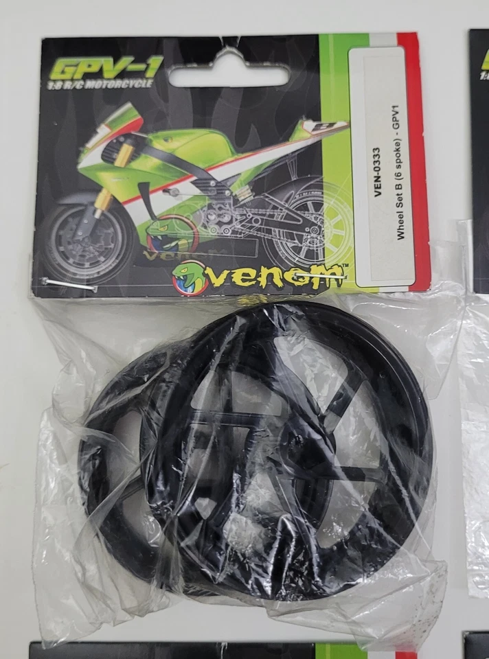 VENOM (11 Items) PARTS LOT For GPV-1 RC Motorcycle Vintage NIP NOS - Image 2 of 4