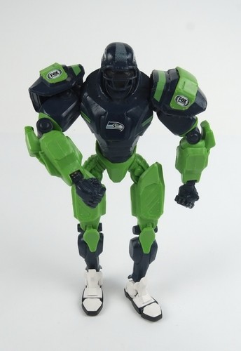 NFL Fox Sports Seattle Seahawks Team Cleatus Robot 10" inch action figure 2015