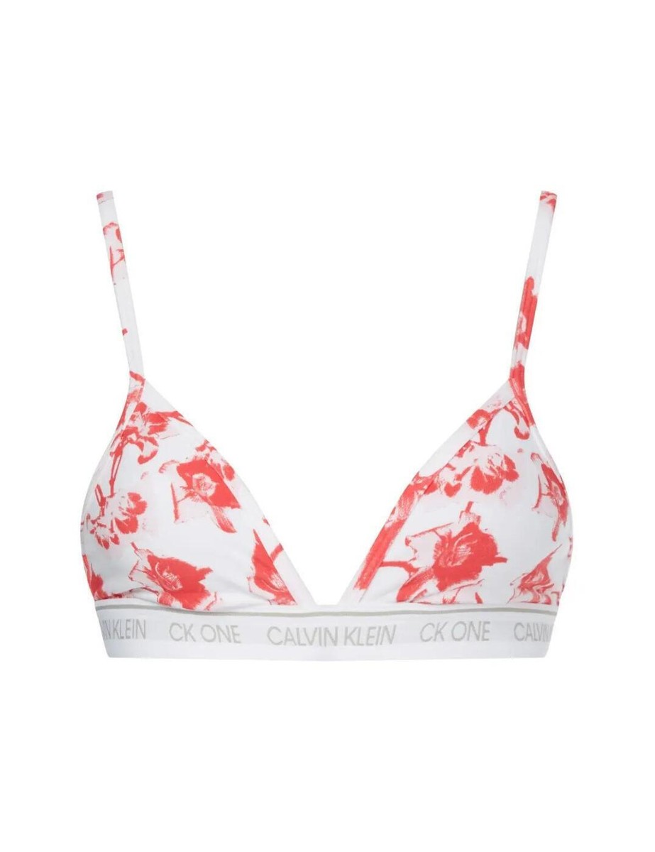 Calvin Klein CK One Cotton Unlined Triangle Bra 000QF5953E Womens 