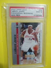 2003 Upper Deck Phenomenal Beginning #19 Lebron James Rookie MINT 9