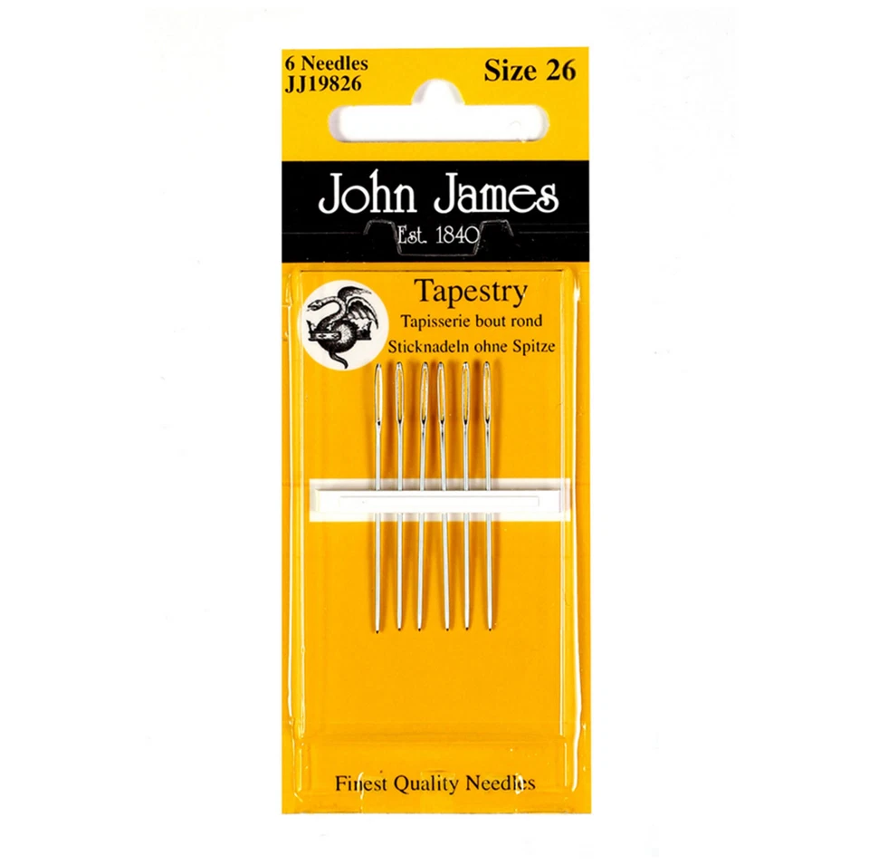 John James Cross stitch/Tapestry needles / Size 28 **Choose Quantity** Free P&P - Image 2 of 2