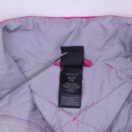 The North Face Girls Puffer Goose Down Jacket Size XL 18 Pink - Picture 9 of 11