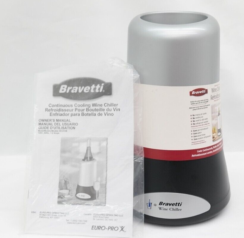 Bravetti Wine Chiller Electric Wine Bottle Chiller Model WC213B EL eBay