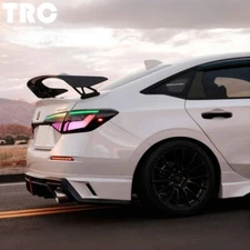 RGB LED Tail Lights for 2022-2025 11th Gen Honda Civic Sedan Smoked Lens LH+RH