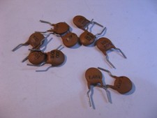 Capacitor Ceramic Disc 100pF 1400V 20 1.4KV - NOS Qty 10