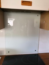 1 Küchenrückwand Herd Spritzschutz  Glas ESG, 598x743 mm, neu, original verpackt
