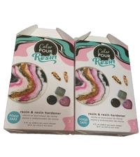 2 boxes Color Pour Resin And Resin Hardener, 2 boxes @ 2pc per box  ☆ 16 oz box